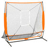 vidaXL Multisport-&Uuml;bungsnetz Baseball Schwarz 174x76x158,5 cm