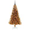 vidaXL Weihnachtsbaum mit 150 LEDs mit Ständer Gold 150 cm Haustier