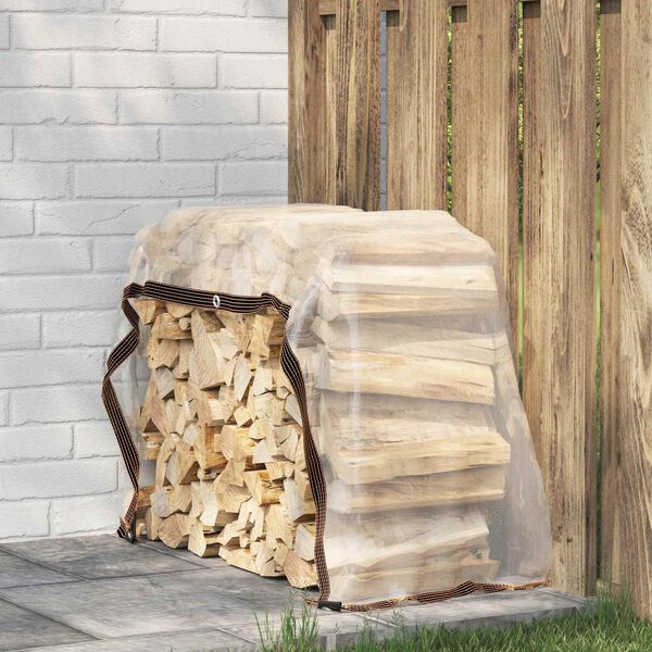 vidaXL Plane mit &Ouml;sen Transparent 1 x 2 m Polyethylen