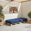 vidaXL Modulare Sofagarnitur Indigo 70 x 70 x 36 cm Stoff