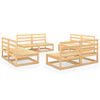 vidaXL 8-tlg. Garten-Lounge-Set Massivholz Kiefer