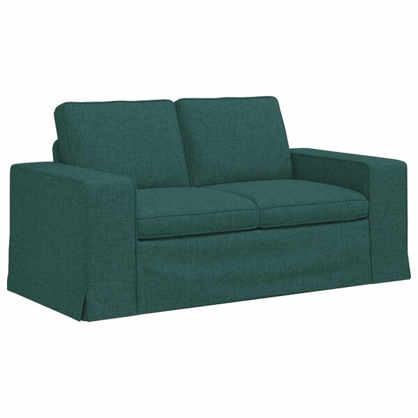 vidaXL Sofa Dunkelgr&uuml;n Gesamtabmessungen: 162 x 80 x 82 cm (B x T x H)