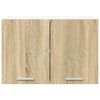 vidaXL H&auml;ngeschrank 2 pcs Sonoma-Eiche und Wei&szlig; 60 x 31 x 40 cm