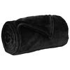 vidaXL Wohndecken 6 pcs Schwarz 240 x 270 cm Fleece