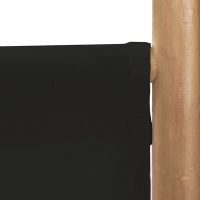 vidaXL 3-tlg. Paravent Faltbar 120 cm Bambus und Canvas
