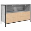 vidaXL Waschbeckenunterschrank mit Schubladen Grau Sonoma 90x34,5x60cm