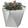 vidaXL Pflanzk&uuml;bel 2 pcs Silber 30 x 30 x 30 cm Verzinkter Stahl