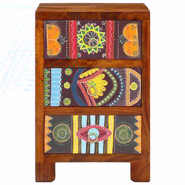 vidaXL Nachttisch 40x40x60 cm Massivholz Akazie