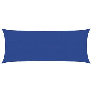 vidaXL Sonnensegel 160 g/m&sup2; Blau 2x5 m HDPE