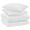 vidaXL Winterbettdecke 240 x 220 cm 450 GSM Mikrofaser Wei&szlig;