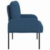vidaXL Sofas mit Kissen 55cm Blau Sperrholz