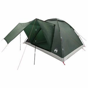 vidaXL Campingzelt 6 Personen Olivegr&uuml;n Polyester und Stahl
