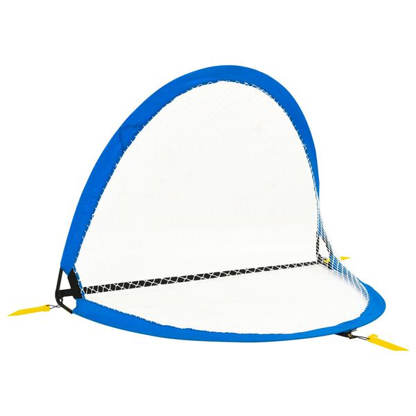 vidaXL Fußballtore Kinder 2 Stk. mit Aufbewahrungstasche 119x82x84,5cm
