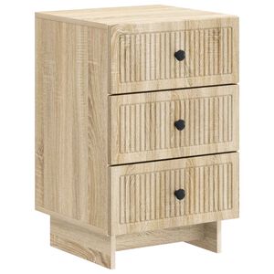 vidaXL Nachttisch Sonoma-Eiche 43 x 41 x 66,5 cm Holzwerkstoff