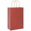 vidaXL Papiertragetaschen 50 Stk. mit Henkeln Rot 21x11x31 cm