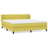 vidaXL Boxspringbett mit Matratze Gr&uuml;n 180x200 cm Stoff