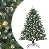 vidaXL K&uuml;nstlicher Weihnachtsbaum mit 150 LEDs mit St&auml;nder Gr&uuml;n 150 cm