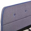 vidaXL Bettgestell ohne Matratze Hellgrau Stoff 135x190 cm