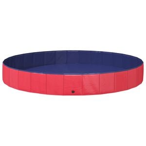 vidaXL Hundepool &Oslash;300 x 38 cm Dicker PVC Rot
