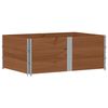 vidaXL Paletten-Aufsatzrahmen 3 Stk. Braun 150x100cm Massivholz Kiefer