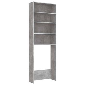 vidaXL Waschmaschinen Schrank Alte Eiche 64x24x190 cm