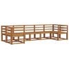 vidaXL Outdoor-Sofagarnitur 7 pcs Natur Massivholz Akazie