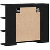 vidaXL Badezimmerspiegelschrank Schwarze Eiche 80 x 20,5 x 64 cm Holzwerkstoff