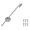 vidaXL Zugstangen-Scharnier 12 stk. Silber 190 mm Metall