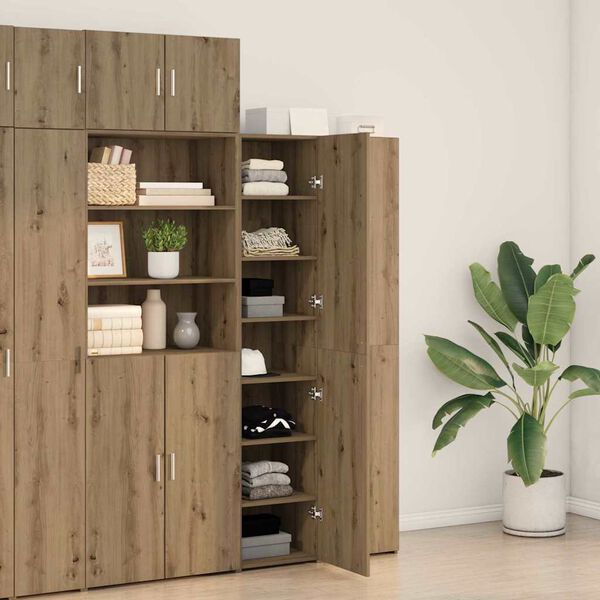 vidaXL Highboard Artisan-Eiche 40 x 42,5 x 185 cm