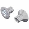 vidaXL Senkkopfschrauben 2 stk. Silber M4 x 6 mm Stahl