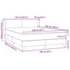 vidaXL Boxspringbett mit Matratze Rosa 160x220 cm Samt