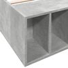 vidaXL Bettgestell Betongrau 90x190 cm Holzwerkstoff