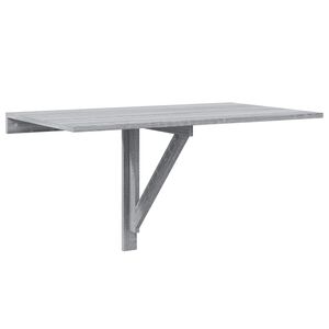 vidaXL Wand-Klapptisch Grau Sonoma 100x60x56 cm Holzwerkstoff