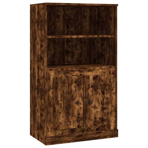 vidaXL Highboard Räuchereiche 60x35,5x103,5 cm Holzwerkstoff