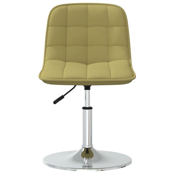 vidaXL Esszimmerstuhl Drehbar Gr&uuml;n Stoff