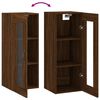 vidaXL Wandschrank Braun Eichen-Optik 34,5x34x90 cm