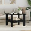 vidaXL Couchtisch Schwarz Eichen-Optik 57 x 55 x 45 cm Holzwerkstoff