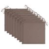 vidaXL Gartenst&uuml;hle 8 Stk. mit Kissen Massivholz Teak