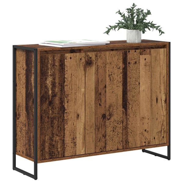 vidaXL Seitenschrank Altholz 96,5 x 30 x 75 cm Holzwerkstoff