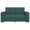 vidaXL 2-Sitzer Sofa Dunkelgr&uuml;n 160x78x84 cm Stoff