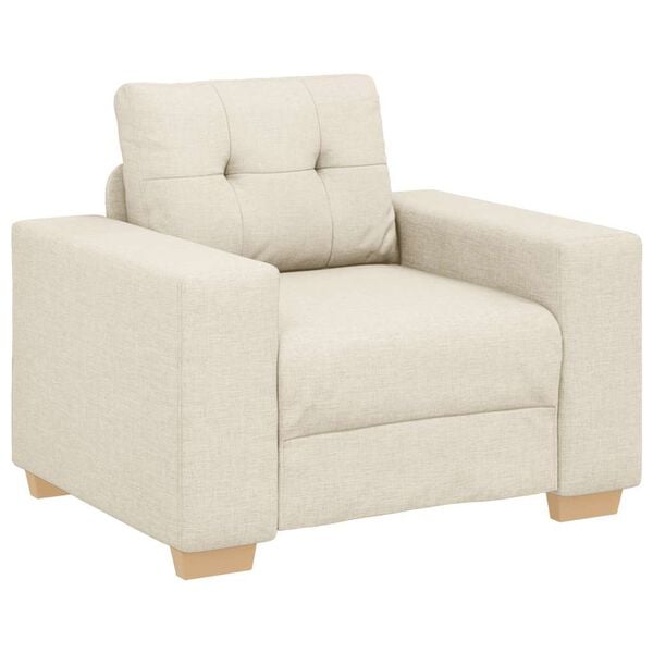 vidaXL Sofa-Sessel Leinen 100x78x80 cm