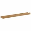 vidaXL Wandregal mit Regal 2 pcs Braun 60 x 9 x 3 cm Holzwerkstoff
