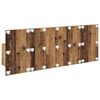 vidaXL Kopfteil mit Schrank mit Schubladen 3 pcs Altholz Holzwerkstoff