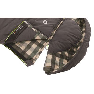 Outwell Schlafsack Camper Reißverschluss Links Grau