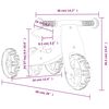 vidaXL Laufrad für Kinder 2-in-1 Rosa