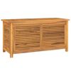 vidaXL Gartenbox mit Beutel 114x50x58 cm Massivholz Teak