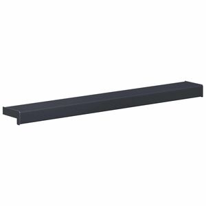 vidaXL Fensterbank Anthrazit mit Holzmaserung 100 x 15 x 4,5 cm PVC