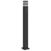 vidaXL Wegeleuchte mit Bewegungsmelder Schwarz 110 cm Aluminium