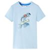 vidaXL Kinder-T-Shirt Hellblau 140