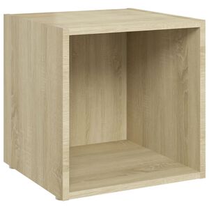 vidaXL TV-Schrank Sonoma-Eiche 37x35x37 cm Holzwerkstoff